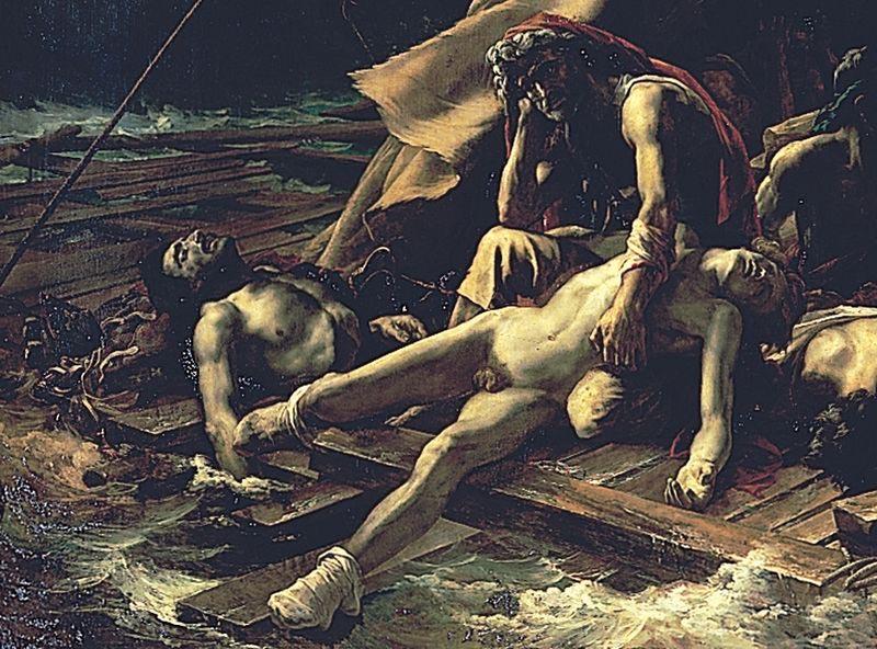 Theodore Gericault Detail from The Raft of the Medusa oil painting picture
